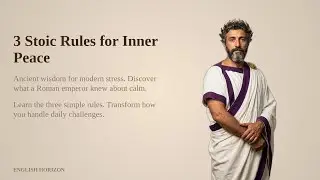 3 Stoic Rules for Inner Peace | Philosophy | Learn English B1