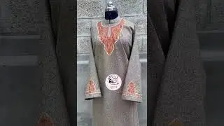 Perfect blend of tradition & style!✨🤍 #fashion #kashmir #designer #pheran #sewinglove #shortsviral