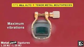 METAL JAZZ LIGATURE SAXOPHONE BG FRANCK BICHON