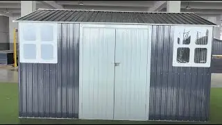 How to assemble Metal Storage Shed 108