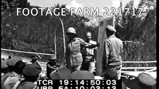 General Wingate Visiting Airmen Burma 221717-15 | Footage Farm