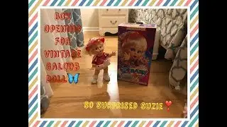 Box Opening For Vintage Galoob Doll❣️