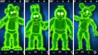 FNAF AR Radioactive Animatronics Jumpscare & Workshop Animations