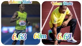 ACKEEM BLAKE 6.63 YOHAN BLAKE 6.64 60M AT CAMPERDOWN CLASSIC