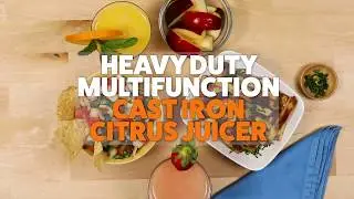 IMUSA USA Yellow Heavy Duty Citrus Juicer with Multi Function (Product Information)