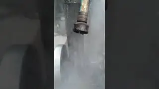 Marine tandem steeple compound steam engine first run on steam