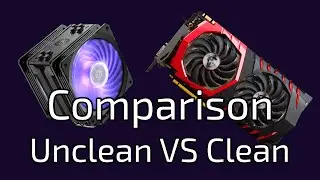 PC Unclean VS Clean | Temperature Comparison | Ryzen 5 3600 + GTX 1070