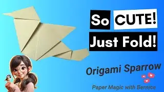Как сделать самого милого воробья-оригами 🐦 (простой и увлекательный урок)