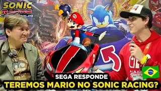 SEGA Responde se teremos o MARIO em Sonic Racing Crossworlds - Entrevista Takashi Iizuka BGS 2025