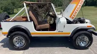 1982 Jeep CJ7 Renegade Walk Around Video NO RESERVE!!
