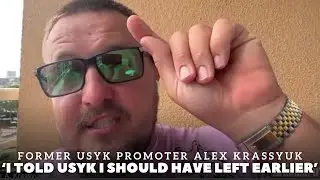“I TOLD OLEKSANDR USYK I SHOULD HAVE LEFT EARLIER” ALEX KRASSYUK BREAKS SILENCE ON SPLIT | DUBOIS