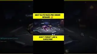 NEXT ELITE PASS PRE ORDER REWARD 🤩 | NOVEMBER ELITE PASS PRE ORDER REWARD | PRE ORDER #shorts #viral