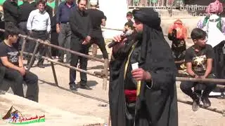 تعزیه متوکل عباسی محرم 98 با هنرمندی استاد صفاریان نهم محرم روستای برغمد