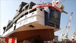 2019年4月3日　瀬戸内海汽船　シーパセオ進水式 速報版