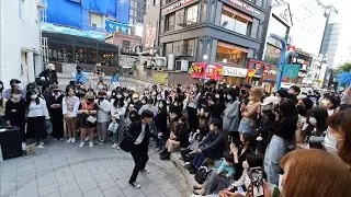 AQA, LEE TAEYOUNG. PRESENTING CUTE FABULOUS PERFORMANCE ON HONGDAE STREET.