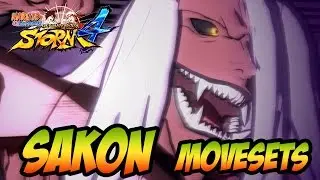 Naruto Ultimate Ninja Storm 1-4 - Sakon Moveset [Sound Four]