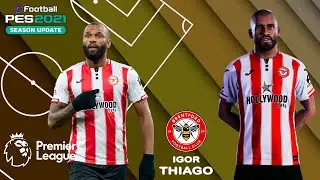 IGOR THIAGO face+stats (Brentford FC) How to create in PES 2021