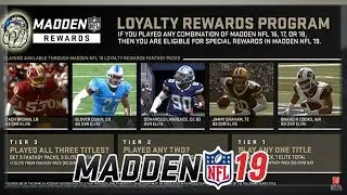 КАК ПОЛУЧИТЬ КОНТЕНТ ПРОГРАММЫ НАГРАД ЛОЯЛЬНОСТИ MADDEN NFL 19! БЕСПЛАТНЫЕ НАБОРЫ ELITES В Madden NFL 19