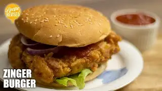 Хрустящий #Зингер #бургер (домашний, в стиле KFC) | Коммерческий рецепт от Recipe Revised