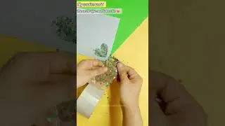 DIY glitter sticker at home with cello tape😱 | How to make glitter sticker at home #shorts#ytshorts
