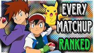 Ranking EVERY Pokemon Matchup in Ash vs Gary (Johto League)