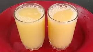 Refreshing sweet lime juice recipe | no juicer no mixer grinder sweet lemon juice recipe ||
