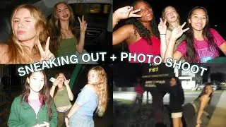 SNEAKING OUT + PHOTO SHOOT VLOG | FMBD
