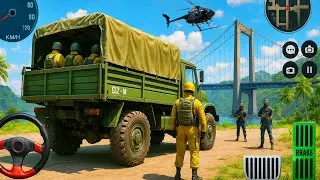 Army Truck Driving Simulator - US Military Transport Mission Gameplay 3D - Android Gameplay #02 