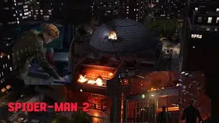 Spider-Man 2 walkthrough#15 Emily-may foundation got destroyed by hunters