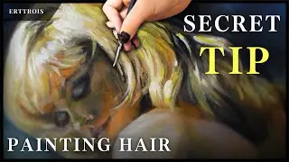 How to Draw Hair | Drawing Tutorial | Oil Painting