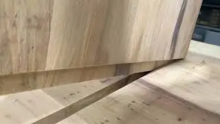 Smooth Inserting Cengal Dining Table Leg