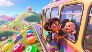 Dreamy Bus Adventure with Baby 🚌🌙✨ | Calm Fun Learning for Kids | Preschool Educational Video