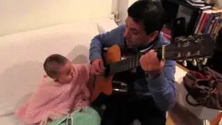 Clara Silvera cantando, 7 meses