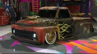 Grand Theft Auto 5 slam van customizing to low rider