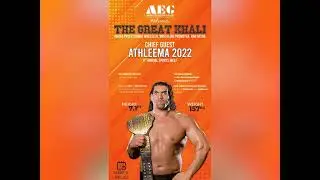 Meet the WWE - HALL OF FAME - The Great Khali, for the Inaugural Ceremony of Athleema