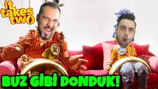 Zaman durdu! Kar küresinin içine girdik! Dev kuşlar saldırdı! | PS5 It takes two Türkçe bölüm #12