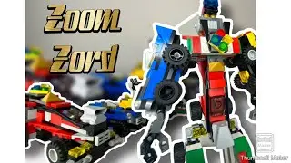 Zoom Zord Review (Lego Megazord) lego mech
