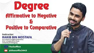 Degree।। Affirmative to Negative ।। Positive to Comparative ।।  #english #education