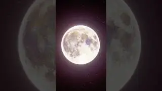 The Full Pink Moon from my telescope