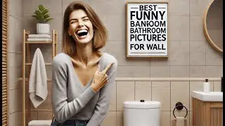 🦁 Fangfey Art Bathroom Wall Decor Lion in Toilet Picture | Best Funny Bathroom Pictures for Wall 🚽