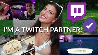 I GOT PARTNERED ON TWITCH! | Pizza Princess G twitch highlights | giuliana