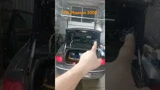 Лечим проводку багажника VW Phaeton 2008 года #mechanics #vw #volkswagen #phaeton #automobile