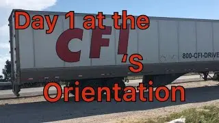 CFI Orientation Day 1