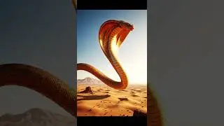 SunSerpent in the Desert Skies ☀️🐍 | Epic Cinematic Fantasy Shot #SunSerpent #fantasyworld