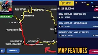 Map features Walkthrough📍| Train Simulator Pro USA