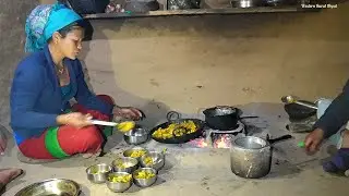 Farm to Kitchen ||Authentic Cooking of Green Leafy Vegetables with Soft Roti||