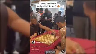 Wemby vs Gobert in INTENSE Chess Match in France! ♟️🇫🇷