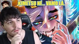 ESSE REFRÃO... React 7 Cores de Morte | Douma (Kimetsu no Yaiba) | Enygma