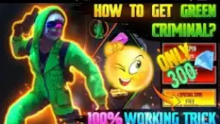 I GOT GREEN CRIMINAL BUNDLE IN 300💎💎.HOW TO GET IN ONE SPIN. 🔥