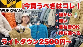 【ワークマン】急に寒くなった今こそ！ダウンとフェザー＆高機能化学繊維綿のフュージョンダウン/神ライトダウン3選